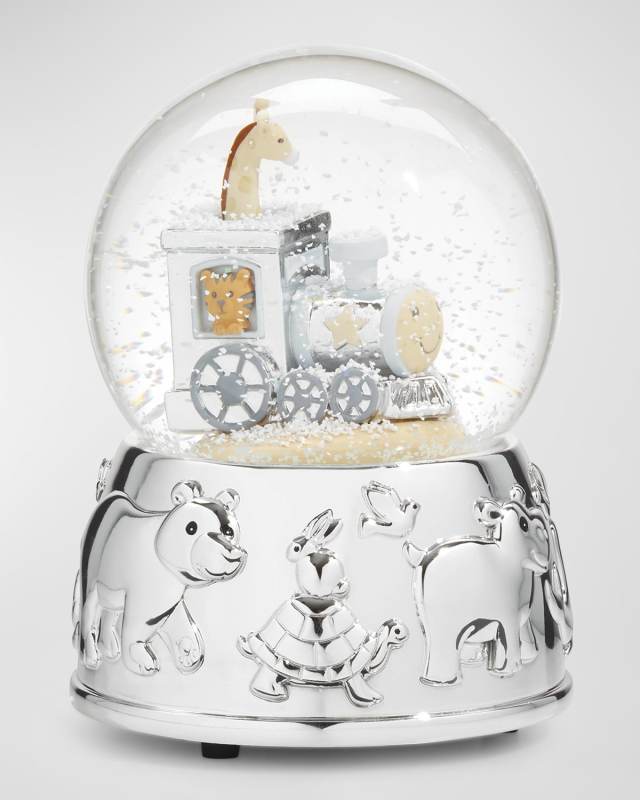Animal Train Snow Globe